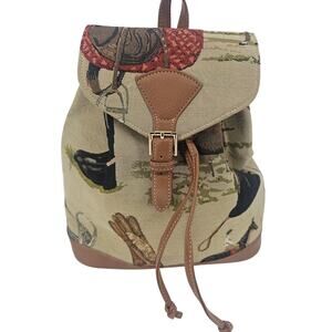 Signare Tapestry Fashion Backpack Rucksack for Women Horse Equestrian Design